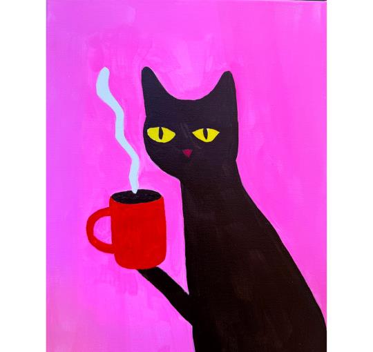 images Paint the cat