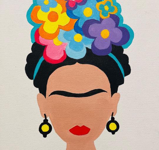 images  Painting Frida Kahlo – Acrylic Painting Workshop for Adults