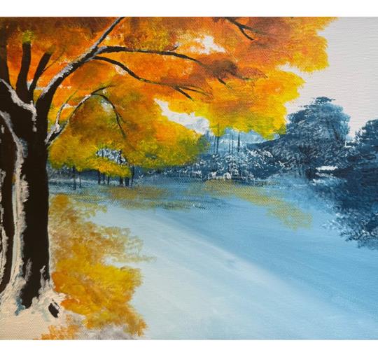 images Autumn Painting Workshop + WITH WINE